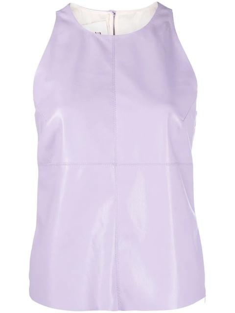 Nanushka Teza panelled sleeveless top - Purple - zdjęcie produktu nr 2
