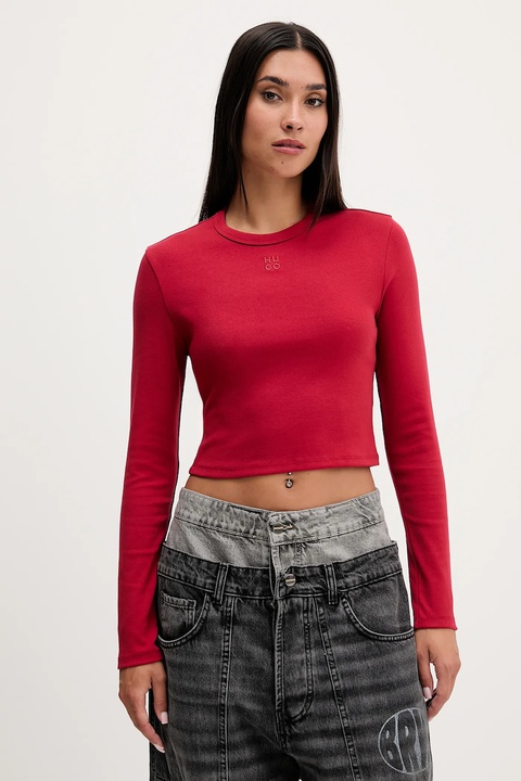 HUGO longsleeve damski kolor czerwony 50518378 - zdjęcie produktu nr 1