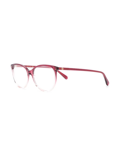 Gucci Eyewear GG0550O oval-frame glasses - Red - zdjęcie produktu nr 2