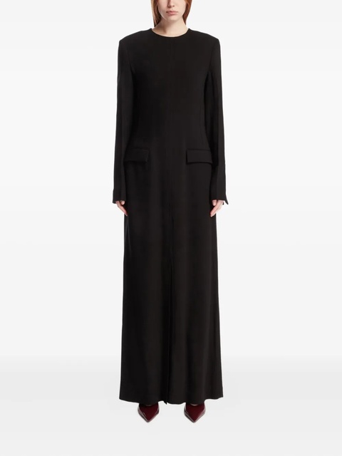 TOTEME long-sleeve maxi dress - Black - zdjęcie produktu nr 1
