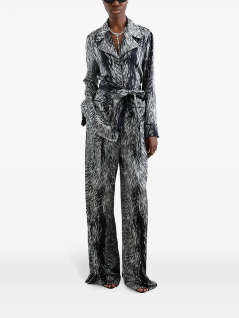 Dolce & Gabbana abstract pattern trousers - Black - zdjęcie produktu nr 2