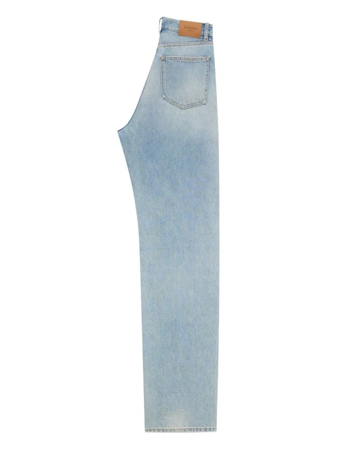 Saint Laurent V-waist long baggy jeans - Blue - zdjęcie produktu nr 2