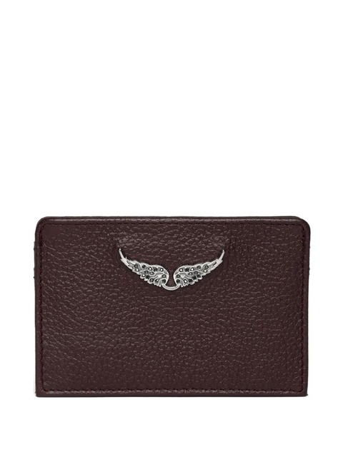 Zadig&Voltaire leather logo-plaque cardholder - Brown - zdjęcie produktu nr 1