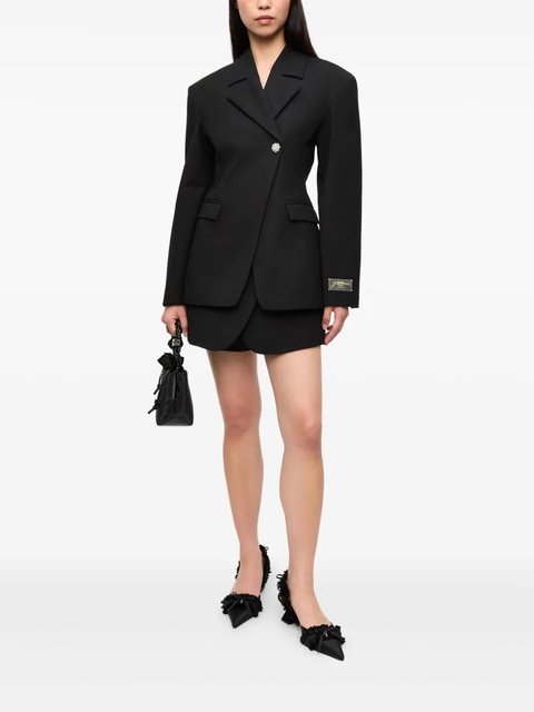 GANNI appliqué blazer - Black - zdjęcie produktu nr 2