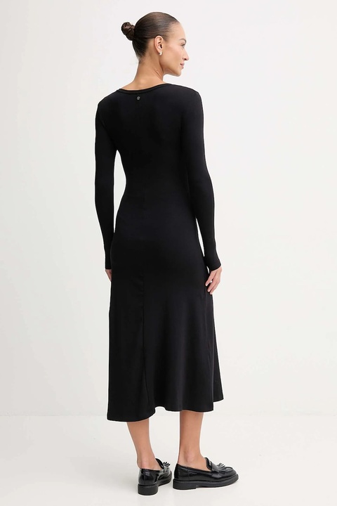 Pepe Jeans sukienka kolor czarny maxi rozkloszowana PL9537717 - zdjęcie produktu nr 2