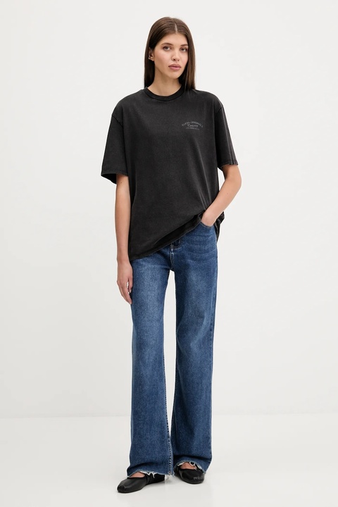 Guess Originals t-shirt bawełniany damski kolor czarny M5YI54 K8FQ4 - zdjęcie produktu nr 2