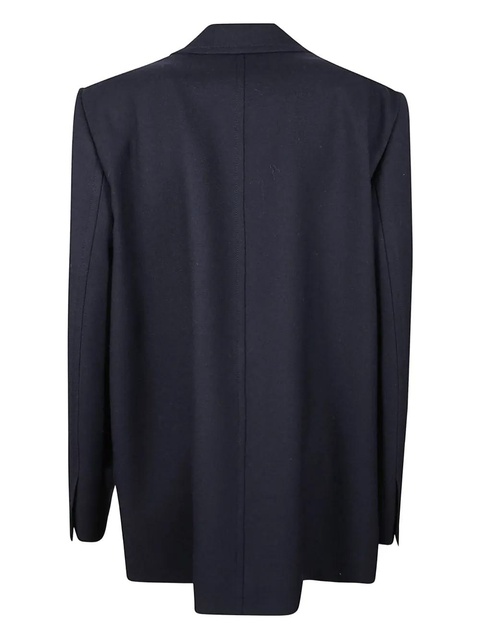 Jil Sander notched lapel coat - Blue - zdjęcie produktu nr 2