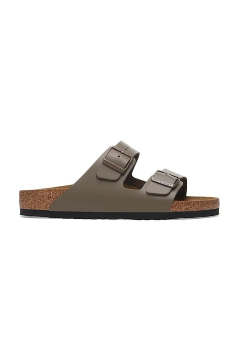Birkenstock klapki skórzane Arizona kolor zielony 1029153 - zdjęcie produktu nr 1
