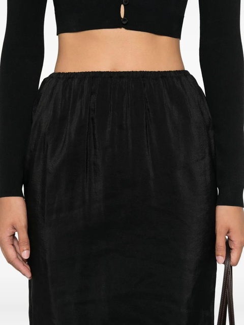 Nanushka elastic-waistband mini skirt - Black - zdjęcie produktu nr 2
