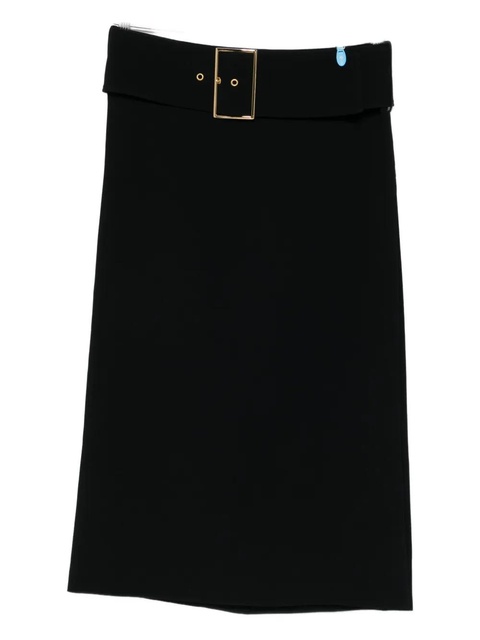 Rowen Rose buckle mini skirt - Black - zdjęcie produktu nr 1