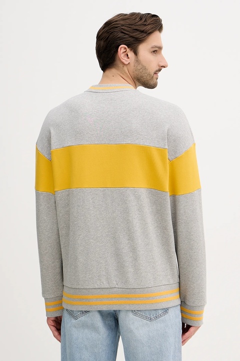 United Colors of Benetton bluza bawełniana x Stranger Things kolor szary z nadrukiem 342ZU10BA - zdjęcie produktu nr 2