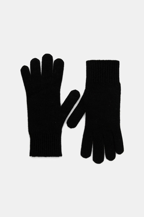 Weekend Max Mara rękawiczki kaszmirowe LEA damskie kolor czarny 2525566015600 - zdjęcie produktu nr 1