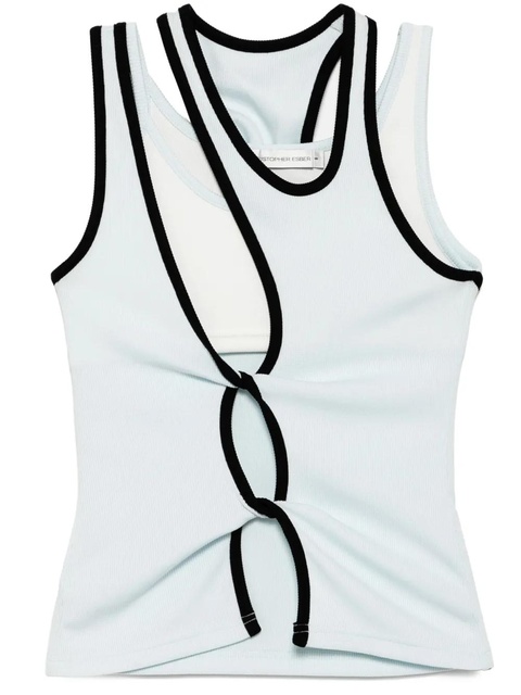 Christopher Esber Ringer tank top - Blue - zdjęcie produktu nr 1