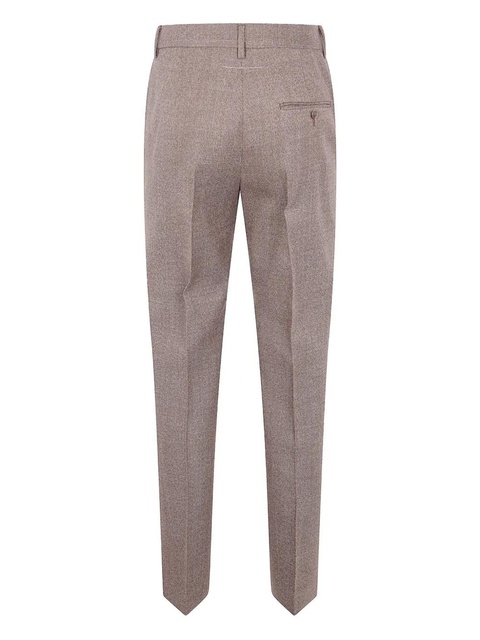 MM6 Maison Margiela textured wool tailored trousers - Neutrals - zdjęcie produktu nr 2