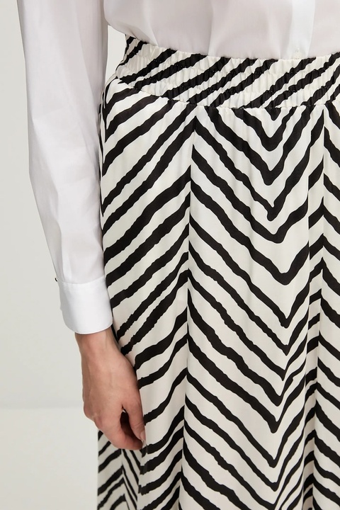 Marc Aurel spódnica kolor beżowy maxi rozkloszowana 2319-1000-24781 - zdjęcie produktu nr 2