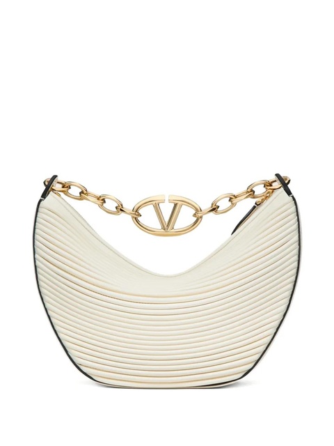 Valentino Garavani small VLogo Moon Hobo bag - White - zdjęcie produktu nr 1