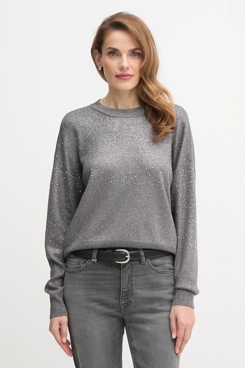 Dkny sweter SWEATERS damski kolor szary lekki P5MSAY50 - zdjęcie produktu nr 1