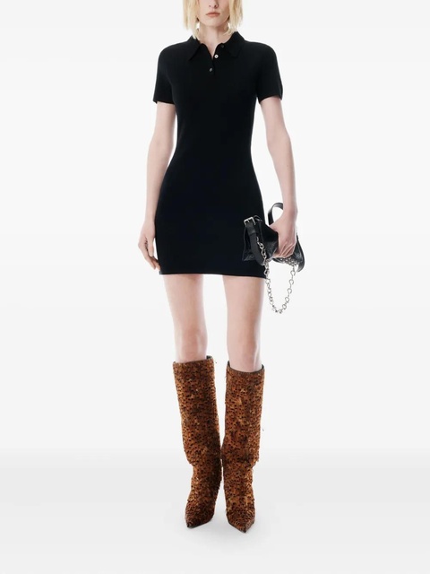 Alexander Wang polo-neck knitted dress - Black - zdjęcie produktu nr 2