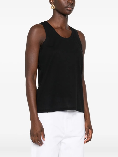 KHAITE Isha round-neck sleeveless top - Black - zdjęcie produktu nr 2