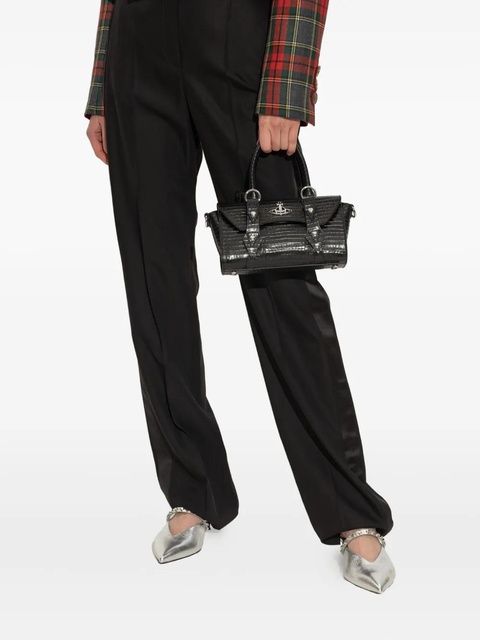 Vivienne Westwood croc-embossed tote bag - Black - zdjęcie produktu nr 1