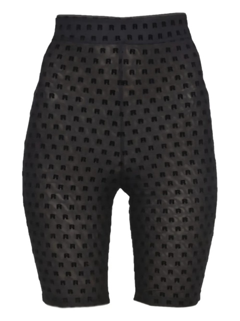 ROTATE BIRGER CHRISTENSEN logo-pattern shorts - Black - zdjęcie produktu nr 2