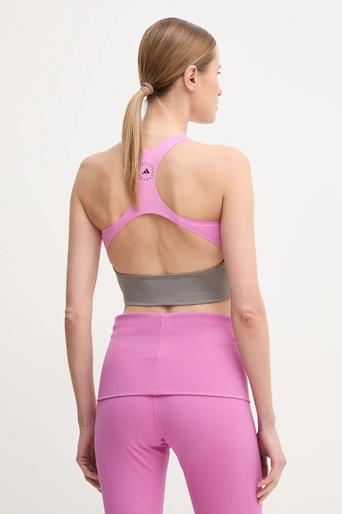adidas by Stella McCartney top Two-Tone kolor fioletowy JP3172 - zdjęcie produktu nr 2