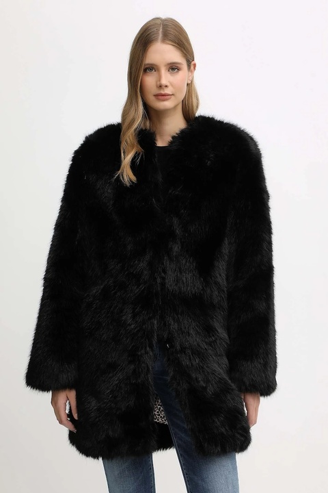 Blugirl Blumarine płaszcz kolor czarny RF5135.E1088 - zdjęcie produktu nr 1