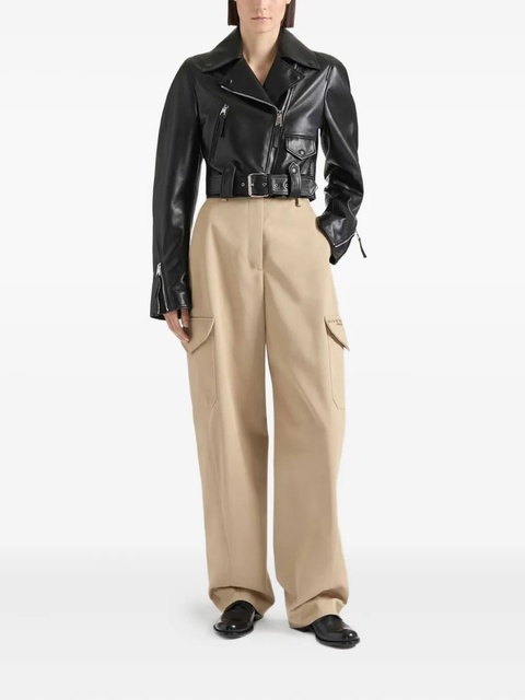 Givenchy cropped leather jacket - Black - zdjęcie produktu nr 2