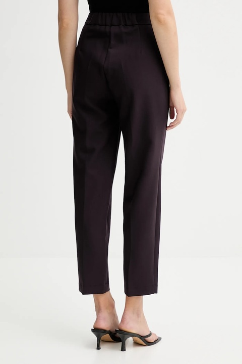 Answear.LAB spodnie damskie kolor fioletowy fason cygaretki high waist - zdjęcie produktu nr 2