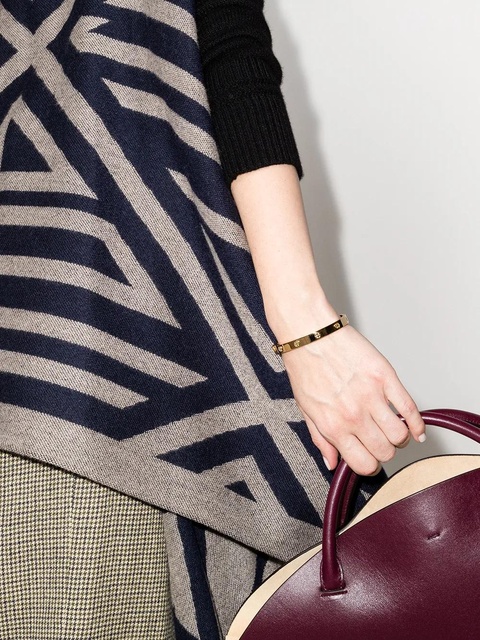 Tory Burch Miller hinge stud bangle - Gold - zdjęcie produktu nr 2