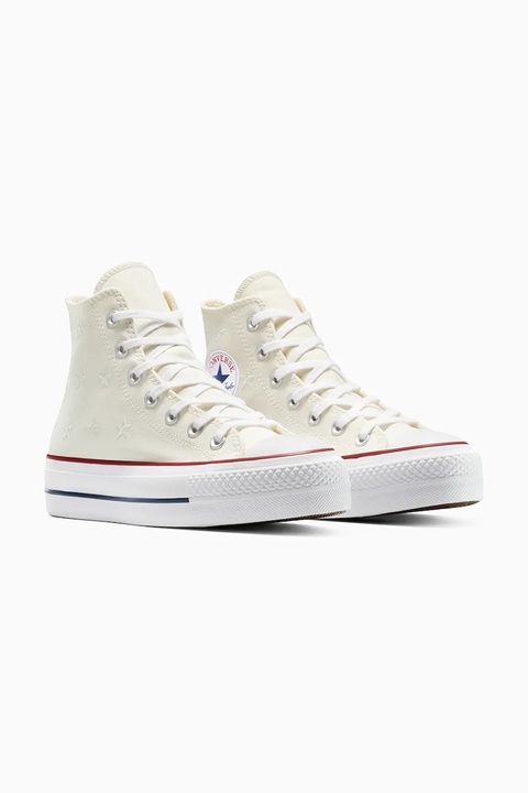 Converse trampki Chuck Taylor All Star Lift kolor biały A15538C - zdjęcie produktu nr 1