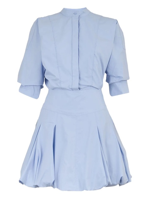 Simkhai Effie puffball-hem shirt dress - Blue - zdjęcie produktu nr 1
