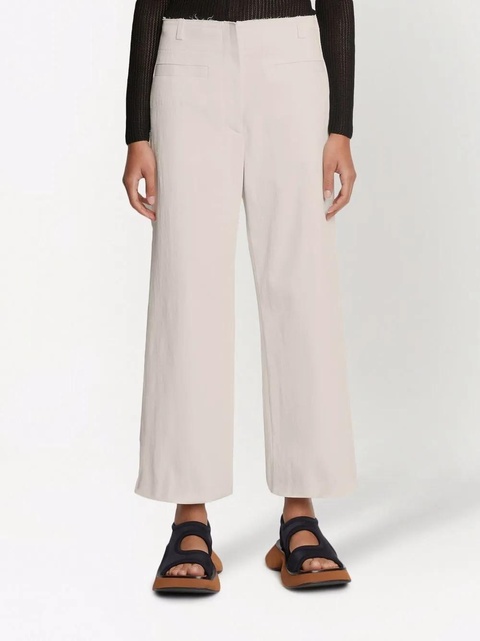 Proenza Schouler mid-rise bootcut trousers - White - zdjęcie produktu nr 2