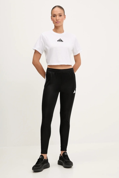 adidas Performance t-shirt TIE-INS damski kolor biały JY3370 - zdjęcie produktu nr 2
