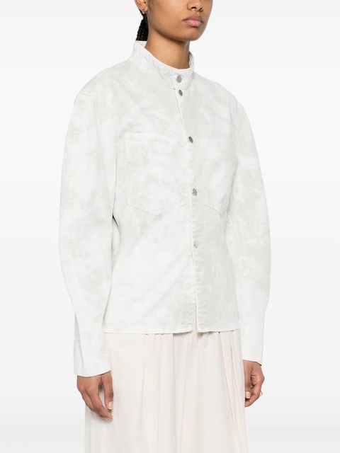 LEMAIRE acid-wash denim jacket - White - zdjęcie produktu nr 2