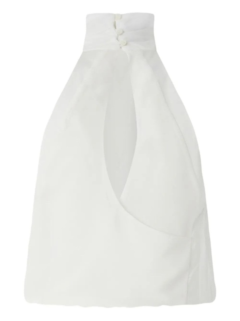 PINKO halterneck top - White - zdjęcie produktu nr 2