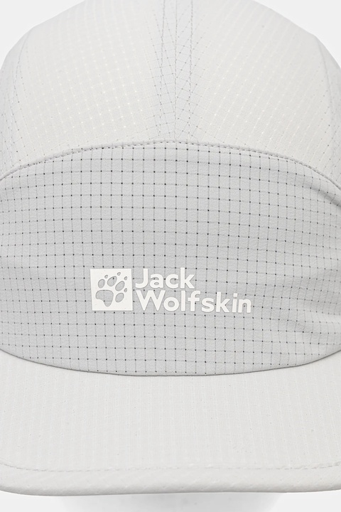 Jack Wolfskin czapka z daszkiem Prelight Chill kolor szary gładka 1912001 - zdjęcie produktu nr 2