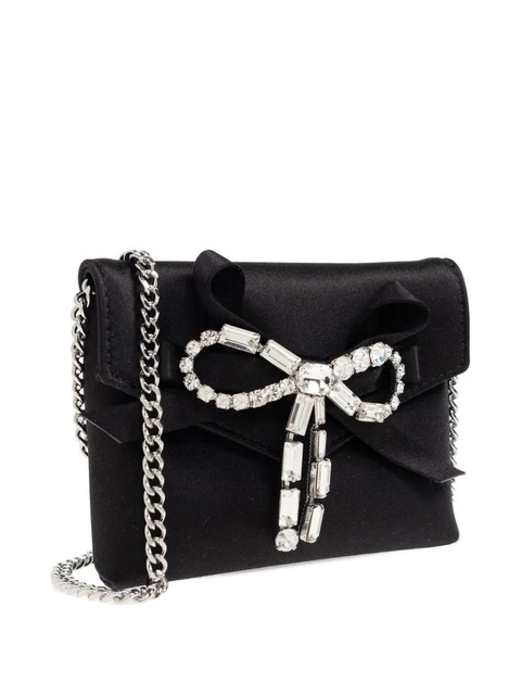 Jimmy Choo bow chain clutch bag - Black - zdjęcie produktu nr 1