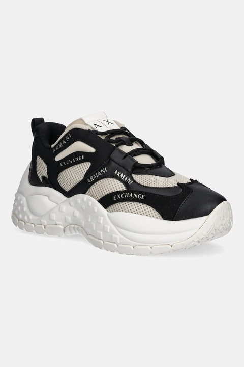 Armani Exchange sneakersy damskie kolor beżowy XDX120 XV708 MZ290 - zdjęcie produktu nr 1