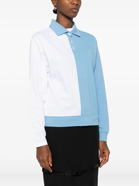 Coperni two-tone panelled polo top - Blue - zdjęcie produktu nr 1