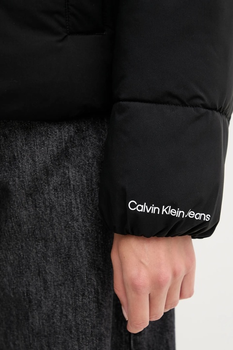 Calvin Klein Jeans kurtka kolor czarny przejściowa LV047D514G - zdjęcie produktu nr 1