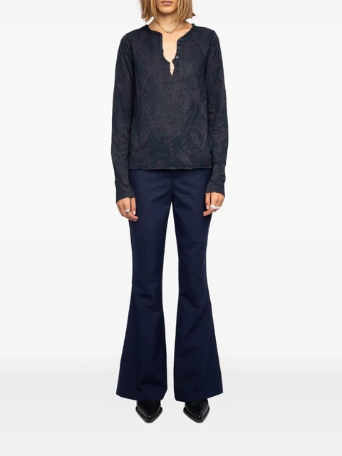 Zadig&Voltaire Henley blouse - Blue - zdjęcie produktu nr 1