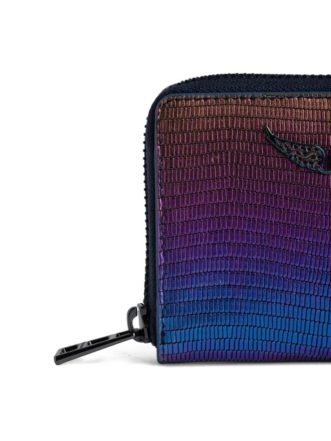 Zadig&Voltaire mini ZV iridescent-effect wallet - Pink - zdjęcie produktu nr 2