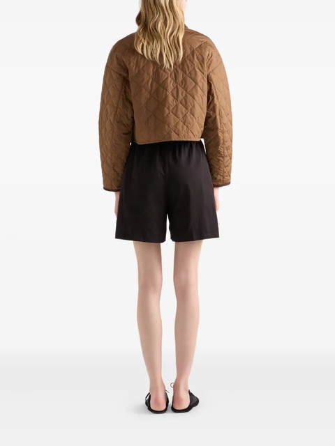 Prada quilted corduroy-collar jacket - Brown - zdjęcie produktu nr 2