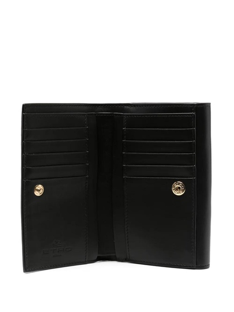 ETRO Essential paisley-print leather wallet - Black - zdjęcie produktu nr 2