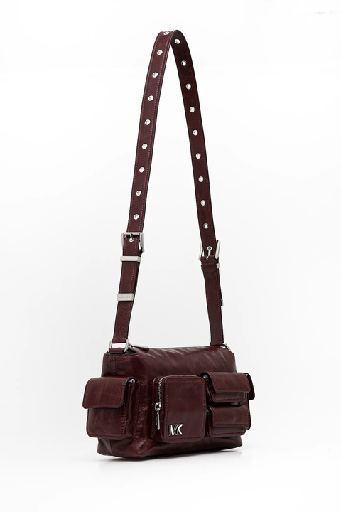MICHAEL Michael Kors torebka skórzana kolor bordowy 30S5SM3L8Y - zdjęcie produktu nr 1
