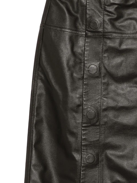 LEMAIRE leather skirt - Brown - zdjęcie produktu nr 2