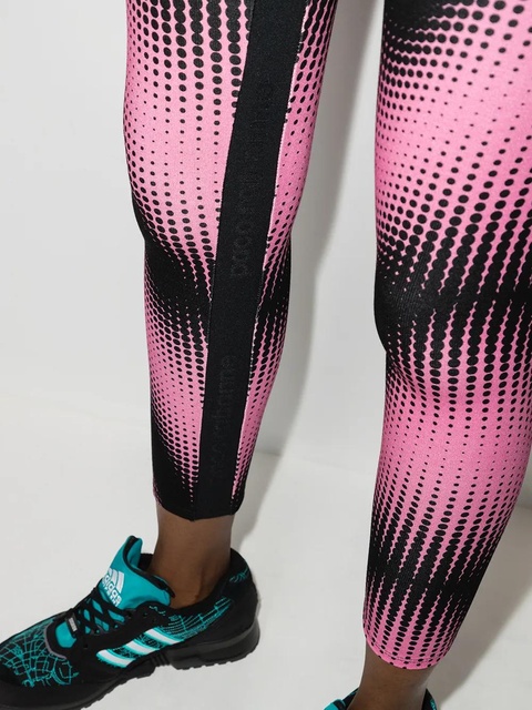 Rabanne abstract-print leggings - Pink - zdjęcie produktu nr 2
