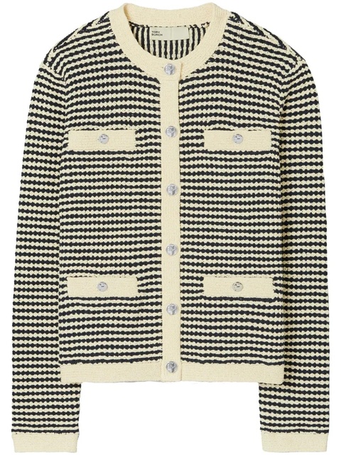 Tory Burch Kendra cardigan - White - zdjęcie produktu nr 1