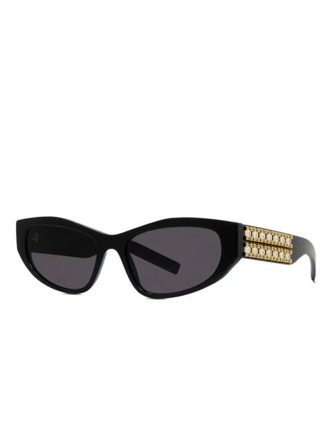 Givenchy Eyewear Plumeties pearl-embellished sunglasses - Black - zdjęcie produktu nr 1